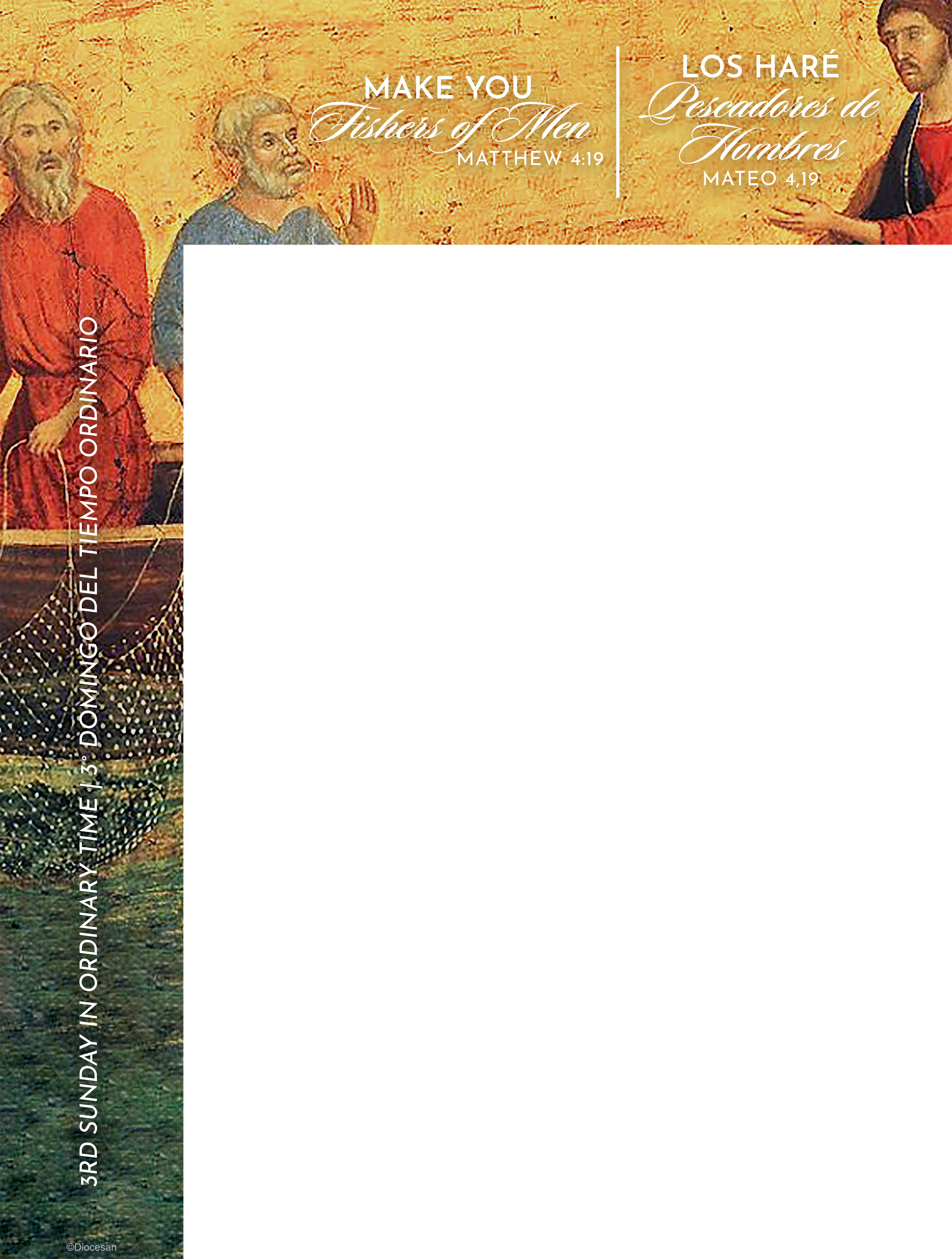 Fishers of Men Ordinary Time Bilingual Wrapper