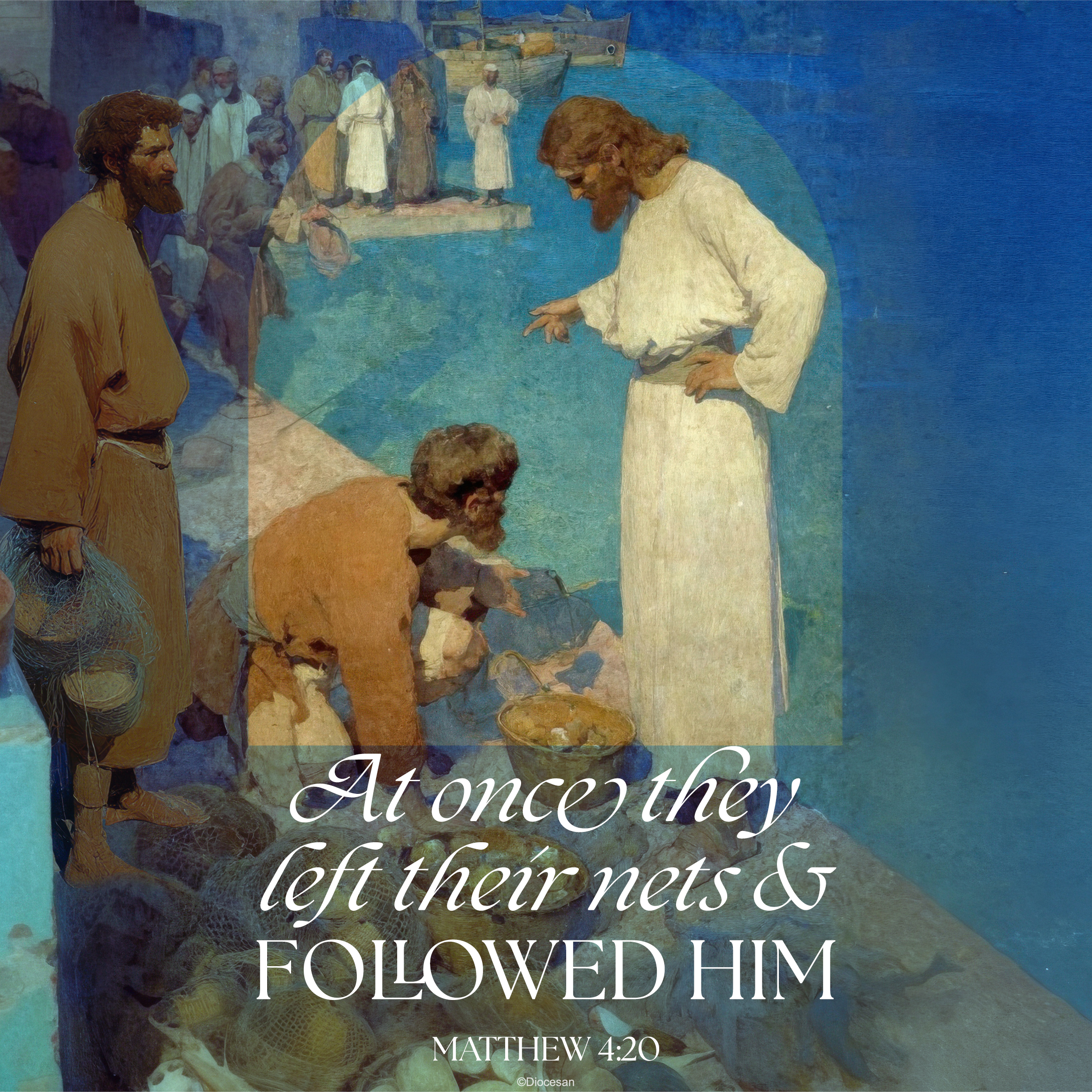 At Once They Followed Him Square