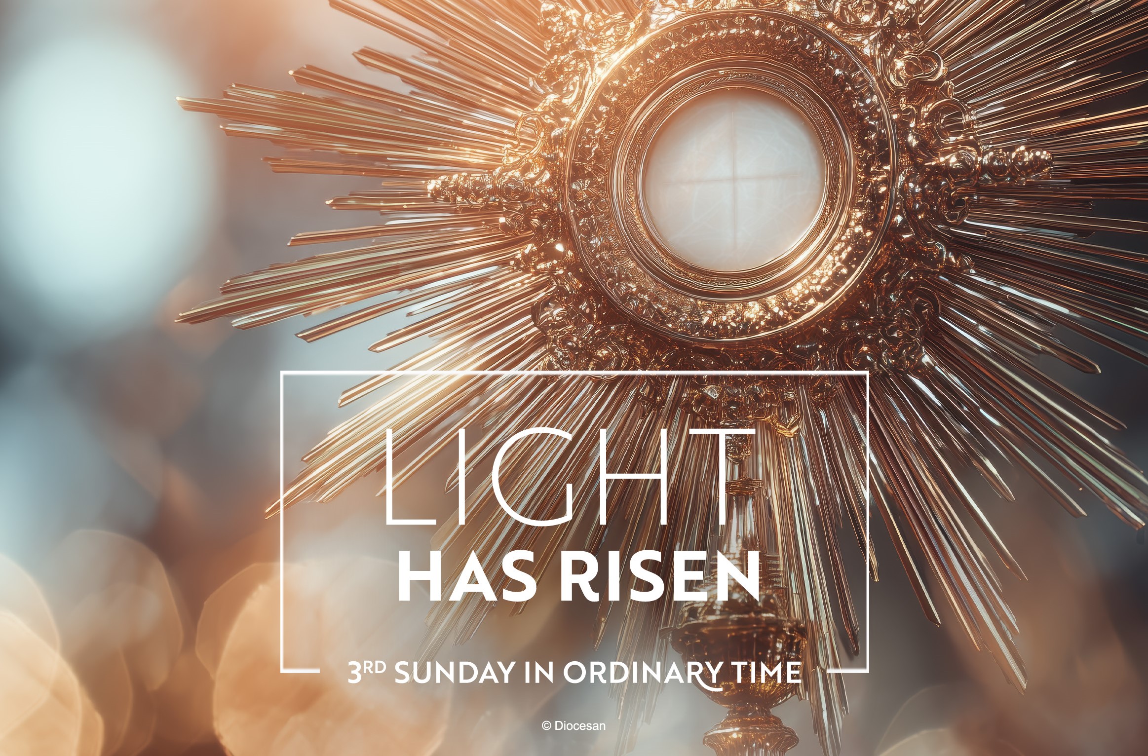 Light Has Arisen. Half Page