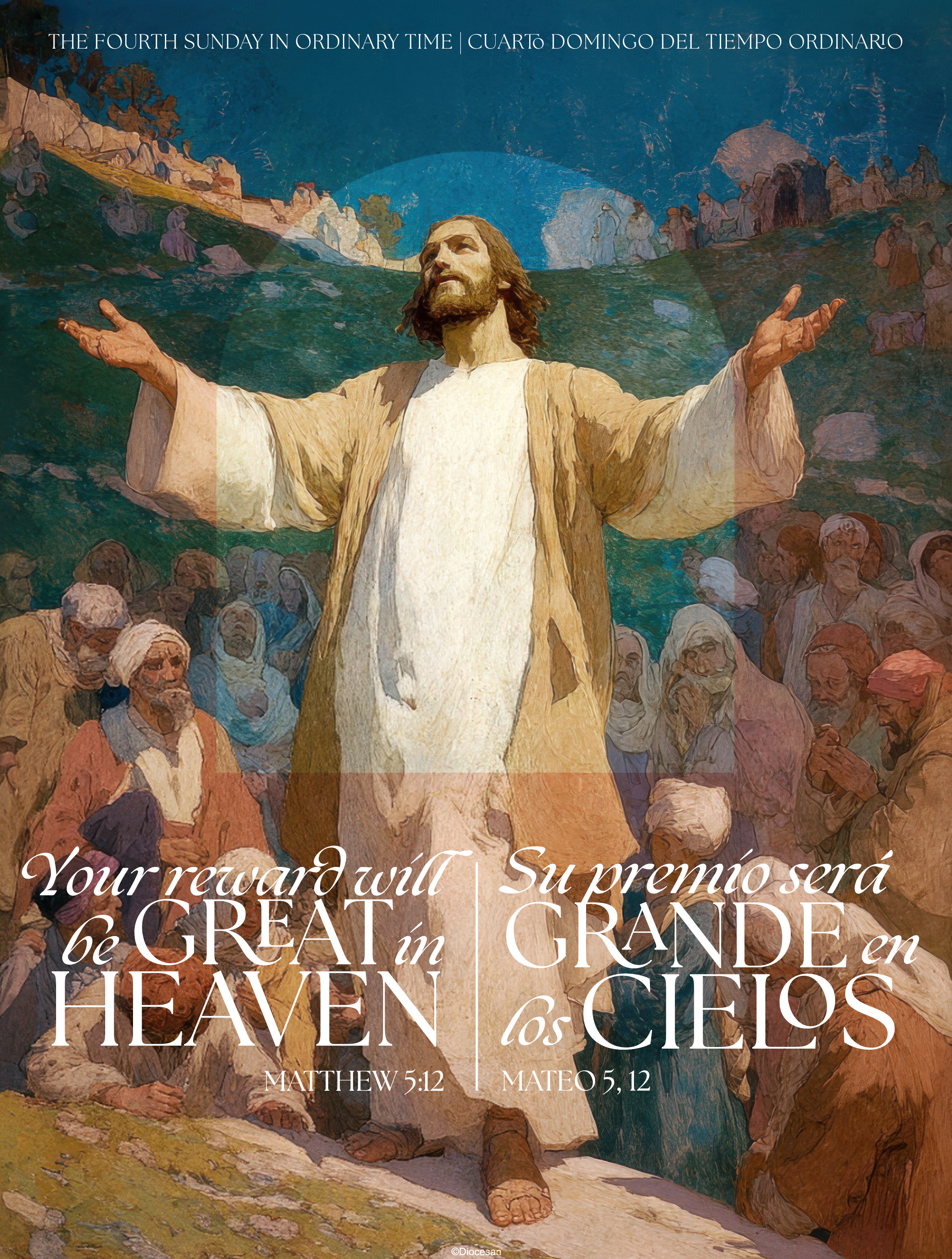 Your Reward Will Be Great in Heaven Bilingual Cover