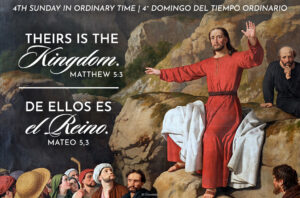 Theirs Is The Kingdom Ordinary Time Bilingual Half Page