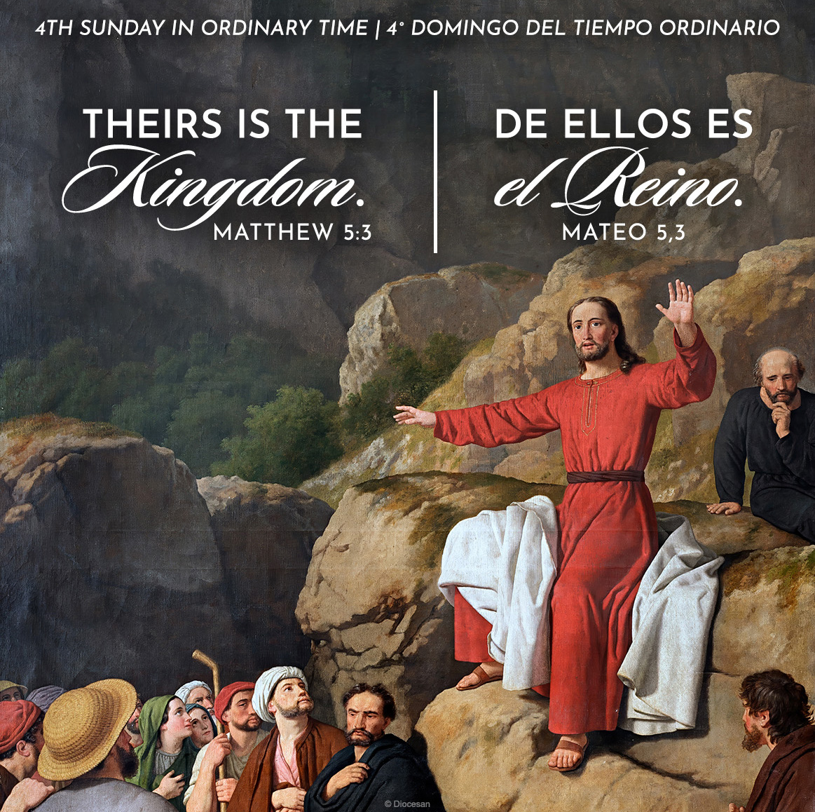 Theirs Is The Kingdom Ordinary Time Bilingual Square