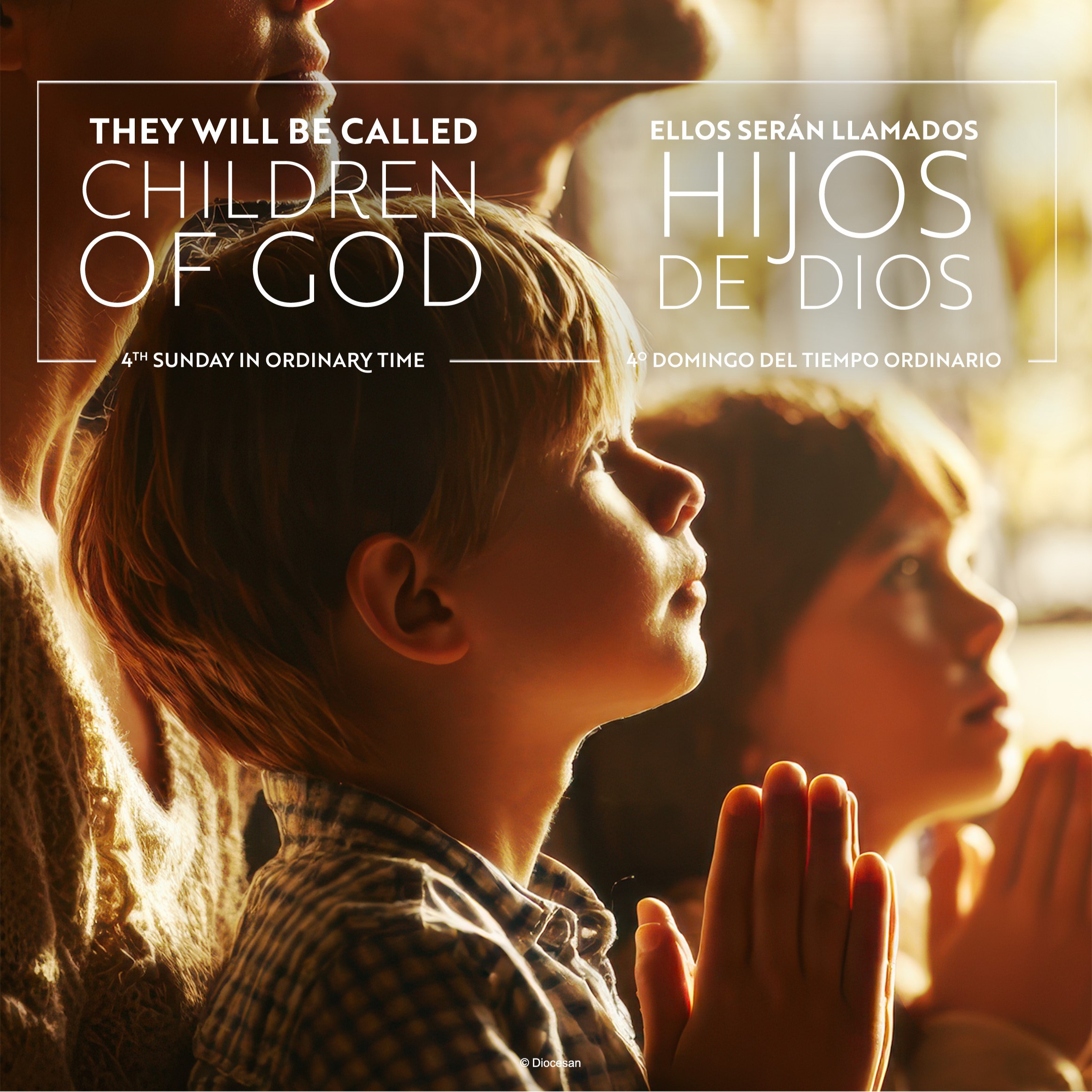 Children of God. Bilingual Square