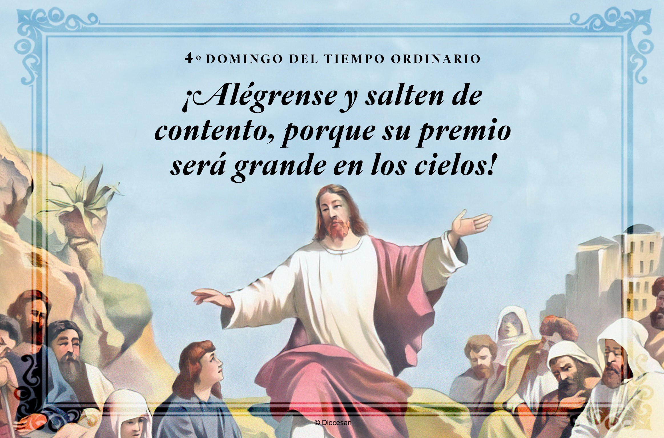 Rejoice And Be Glad. Spanish Half Page