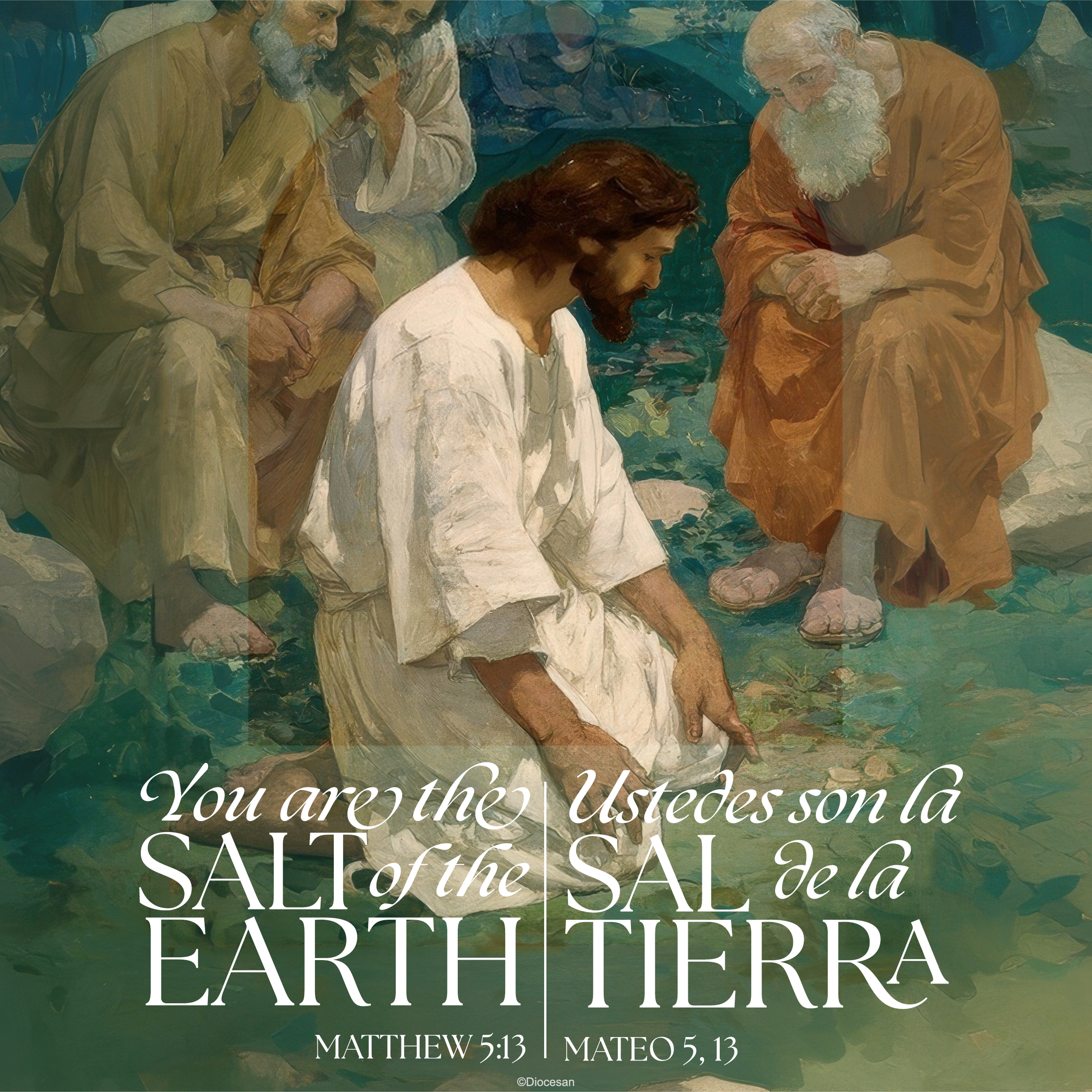 You Are the Salt of the Earth Bilingual Square