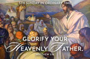 Glorify Your Heavenly Father Ordinary Time Half Page