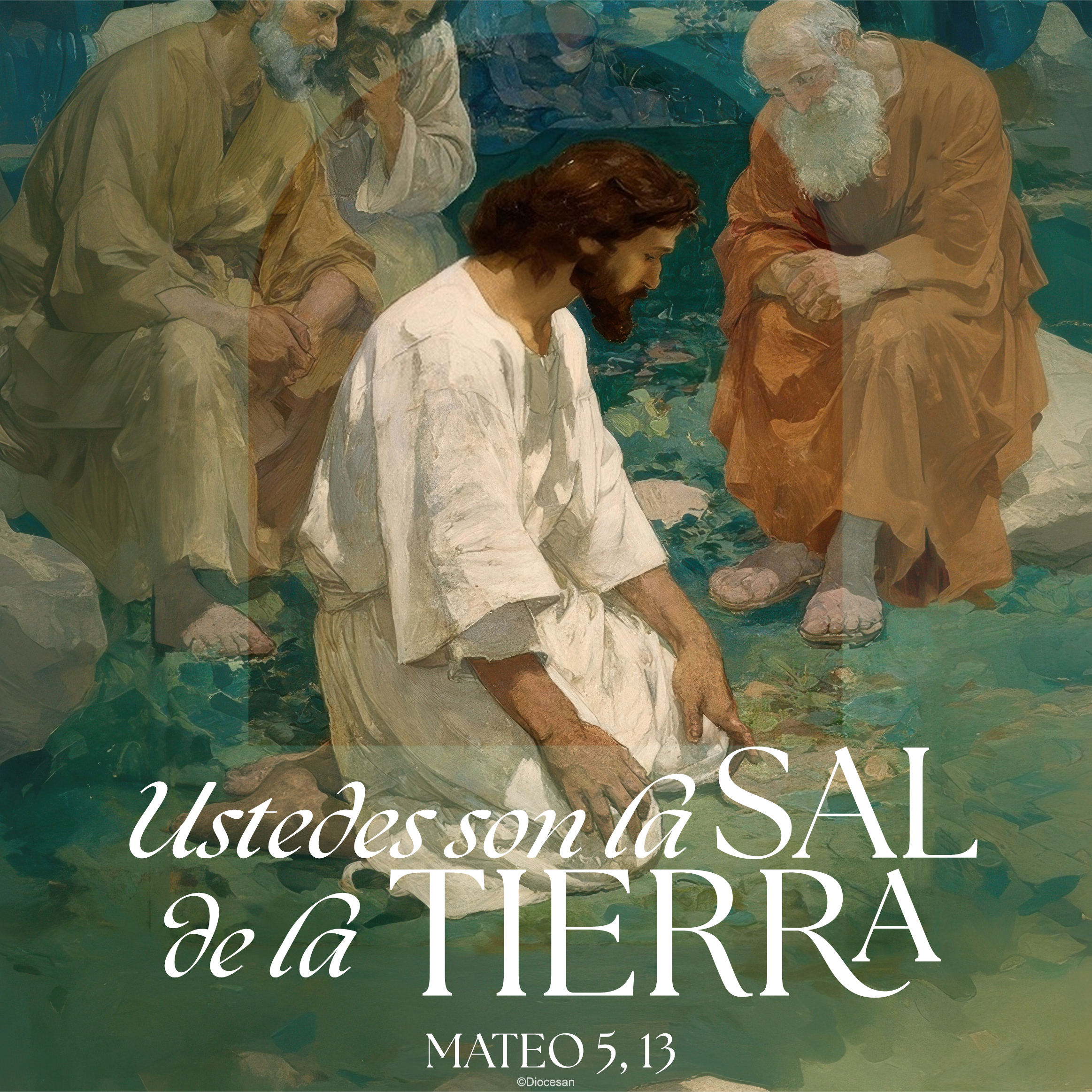 You Are the Salt of the Earth Spanish Square