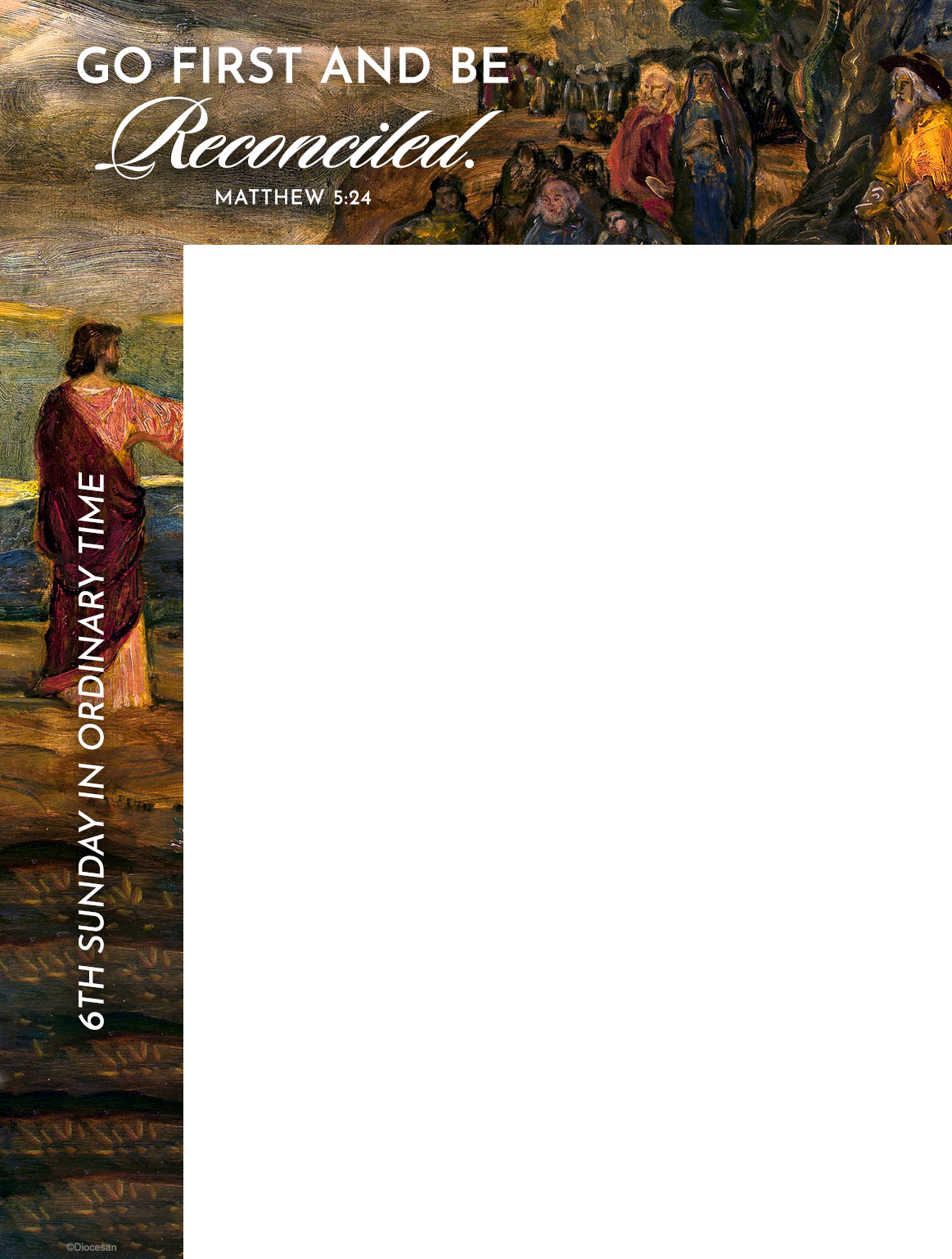 Go First and Be Reconciled Ordinary Time Wrapper