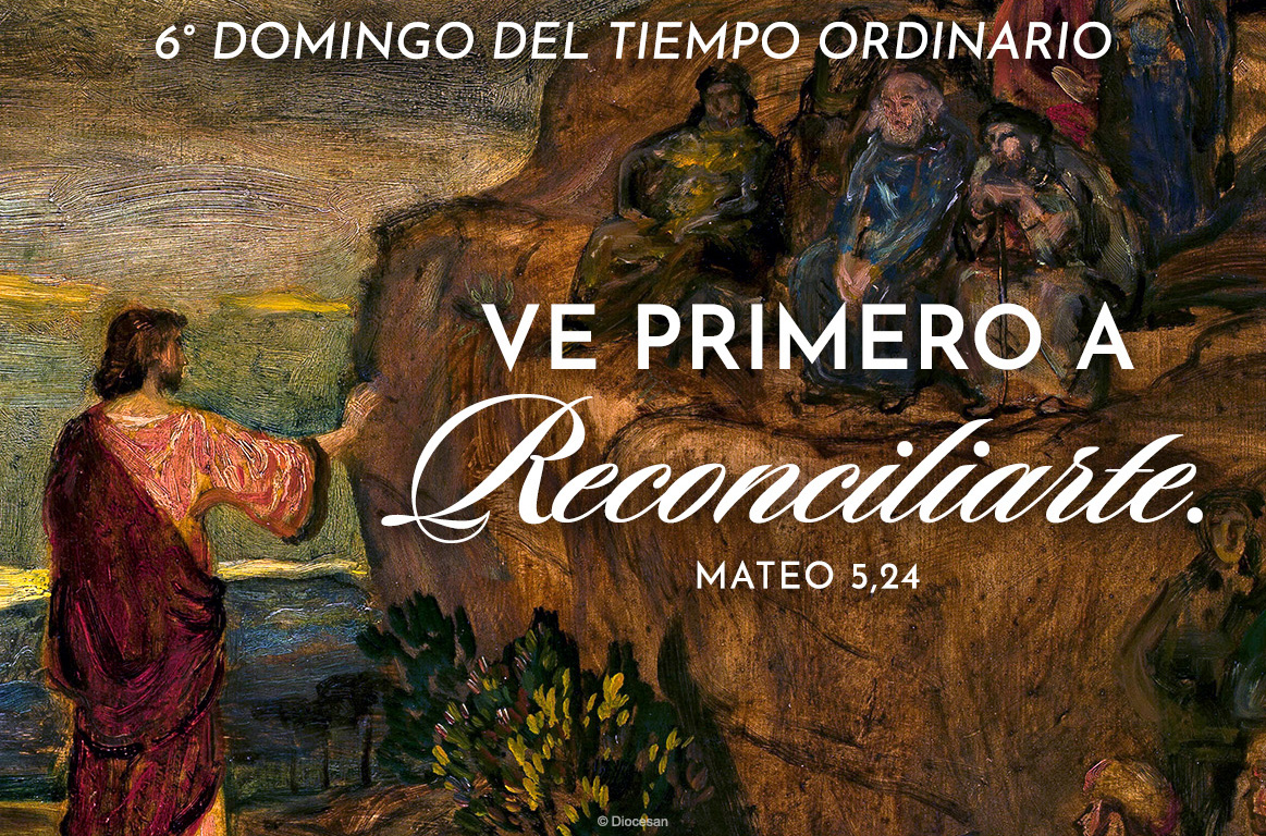 Go First and Be Reconciled Ordinary Time Spanish Half Page