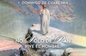 One Does Not Live On Bread Alone Lent Spanish Half Page