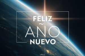 Happy New Year Spanish Half Page