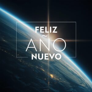 Happy New Year Spanish Square