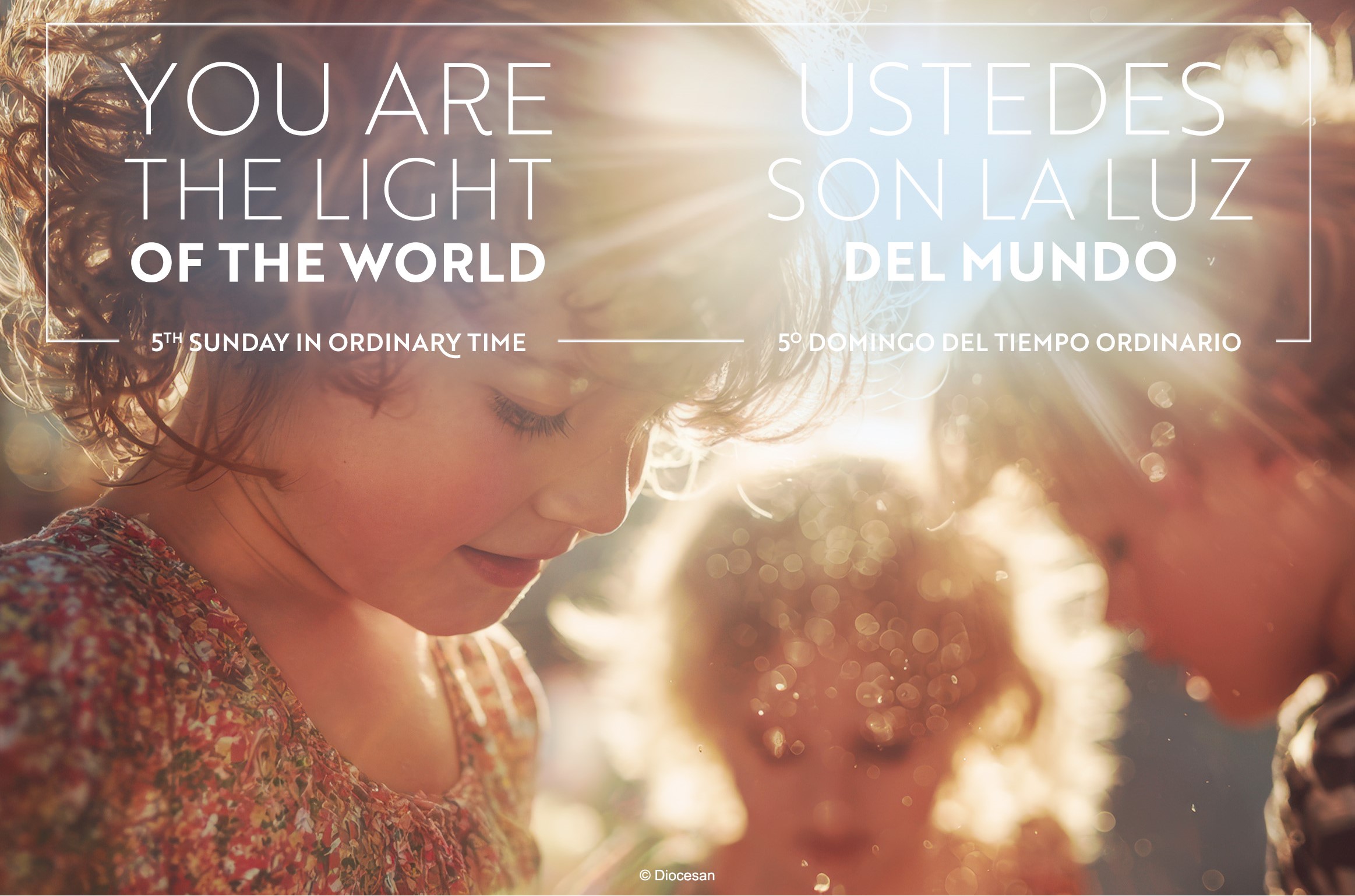 You Are The Light Bilingual Half Page